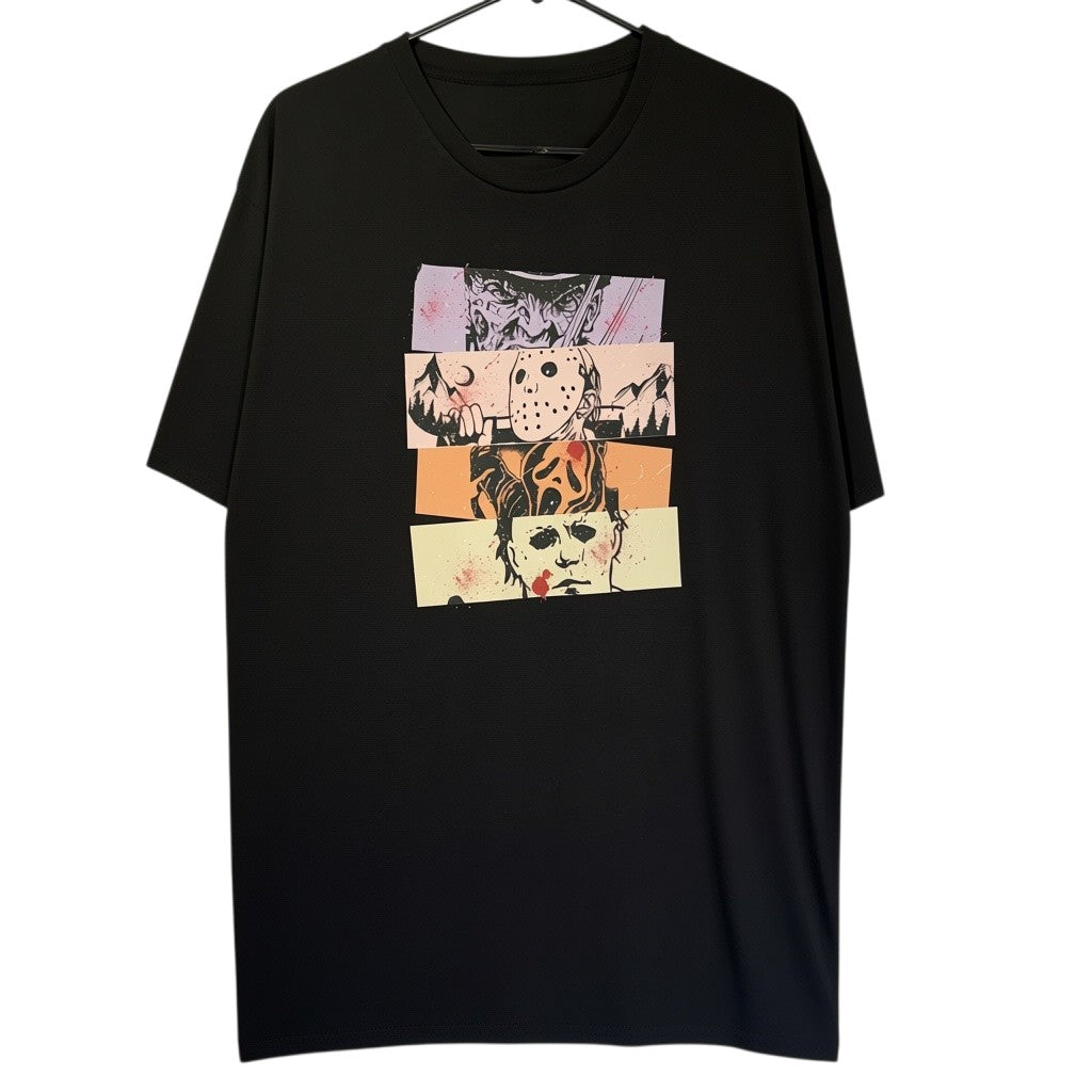 Horror Faces Block Tshirt