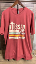 Blessed, Mercy, Redeemed, Love, Worship Tshirt