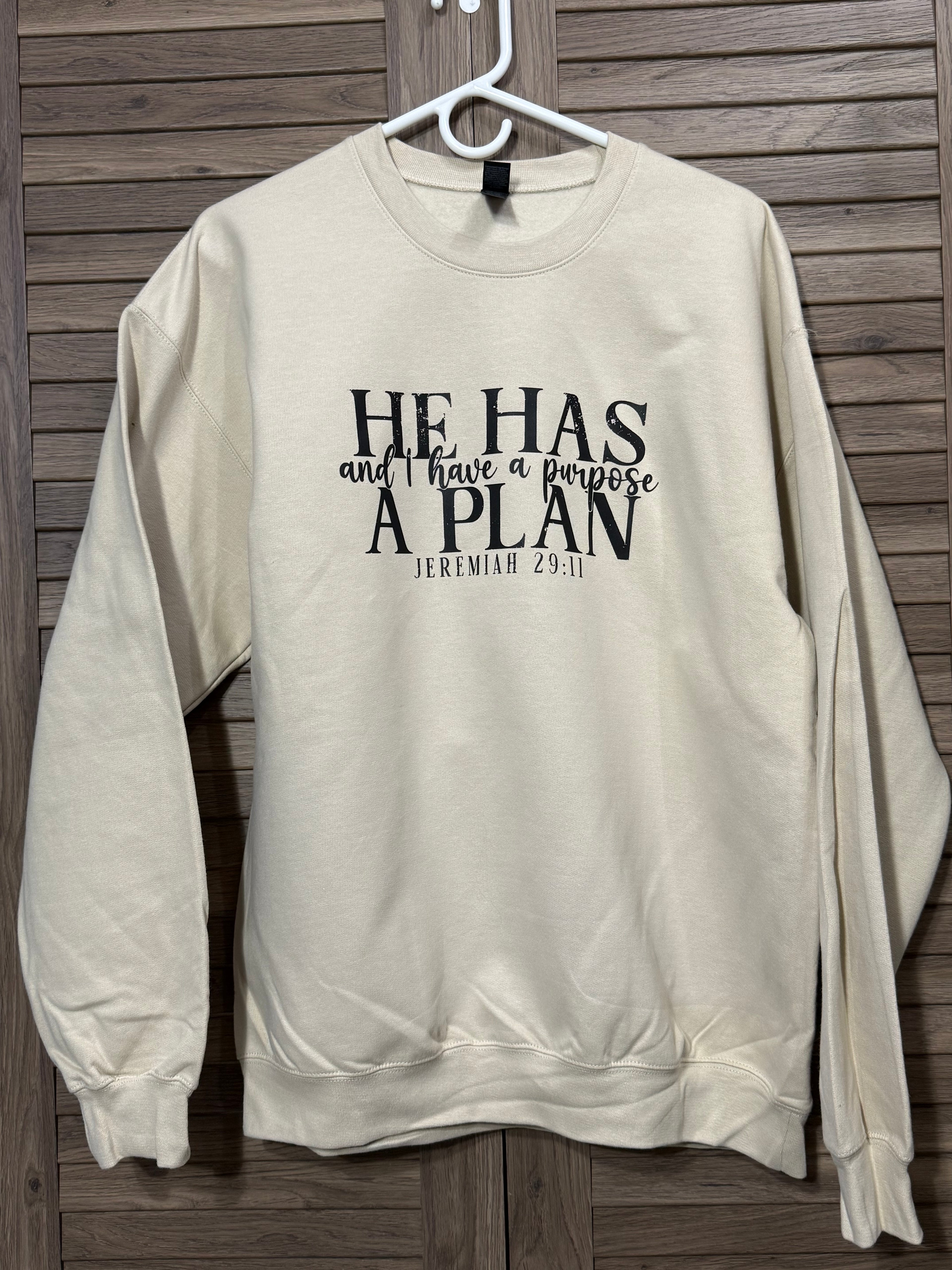 He Has a Plan Sweater