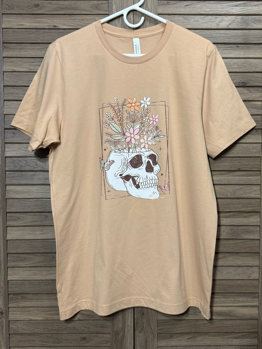 Blooming Skull Flowers Tshirt